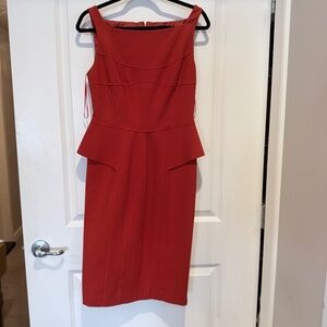 Amanda Wakely - coral red dress